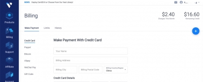 自用近两年的vultr账户余额14.2刀